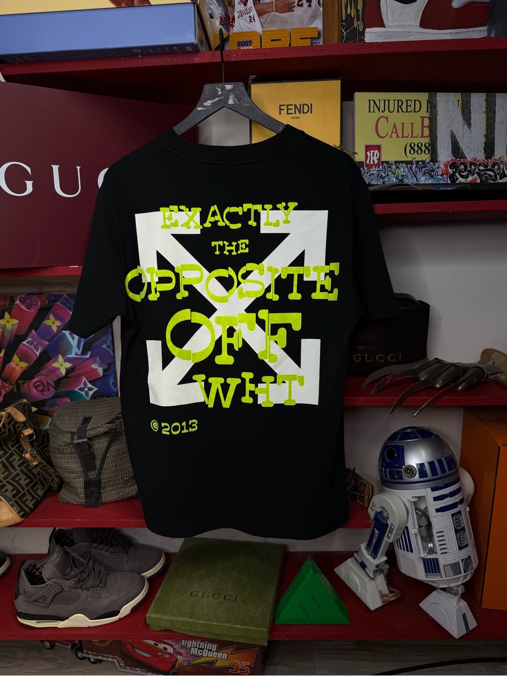Off-White Opposite Arrows T-Shirt Virgil Abloh Black Arrows Tee Size Medium